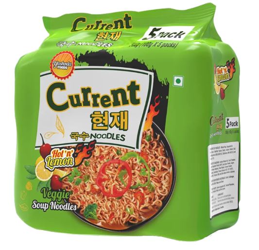 Current Veg Hot&Lemon Noodles pack of 5