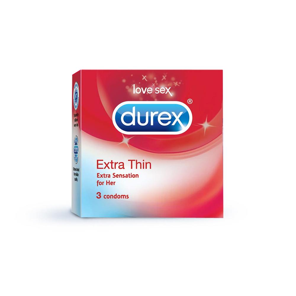 Durex Extra Thin Condom 3pcs MRP 175
