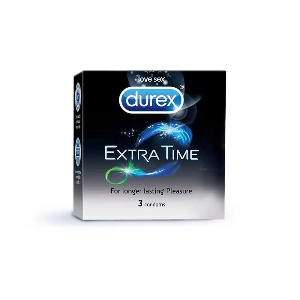 Durex Extra Time Condom 3pcs MRP 145