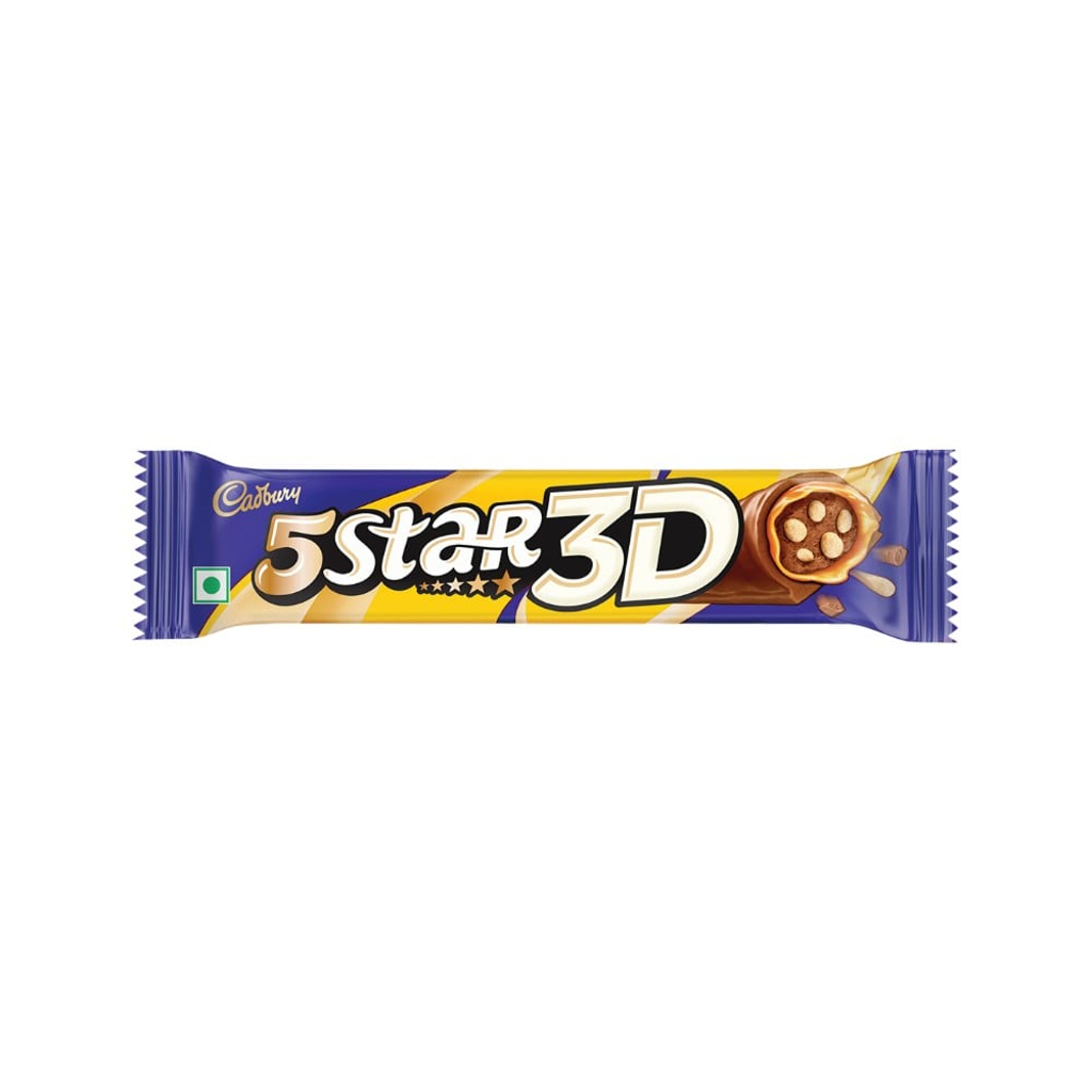 Cadbury Five Star 3D Soft Chocolate Bar 42g MRP 70