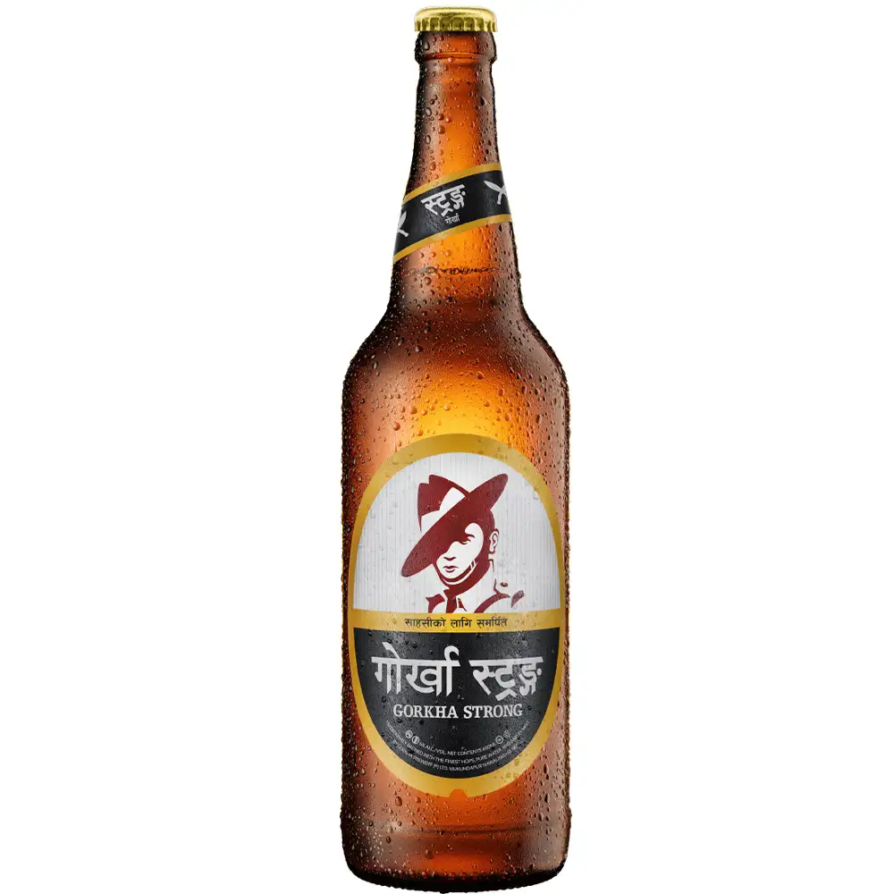 Gorkha Strong Beer 650mL MRP 340