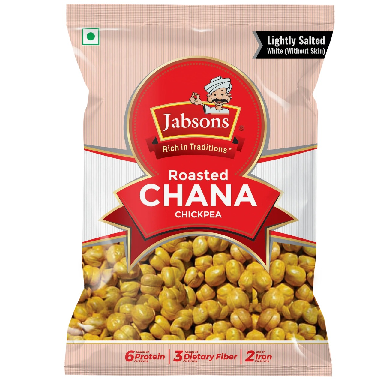 Jabsons Foods Roasted Chana White Salted 200g MRP 270