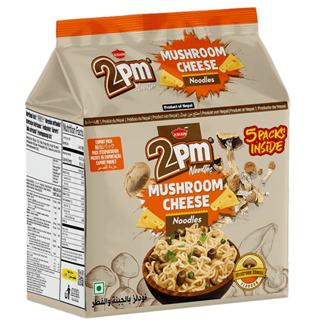 2 PM Cheese & Mushroom Noodles 500 g MRP 250