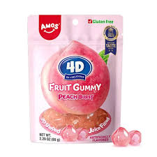 Amos Peach Gummy 65g MRP 170