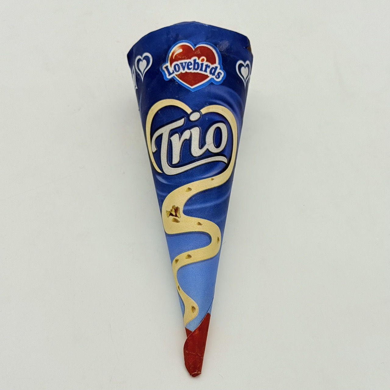 Lovebirds Trio Chocolate Icecream Cone 120 mL MRP 100