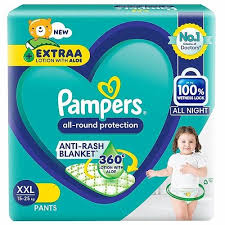 Pampers Diapers Baby Pants XXL 's 26pcs MRP1444
